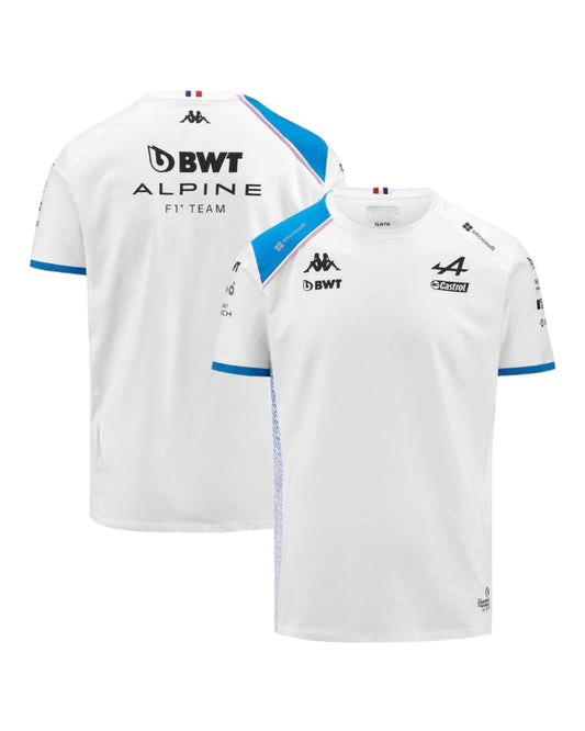 BWT Alpine F1 Team 2023 T-Shirt - White F1 RACE GEARS