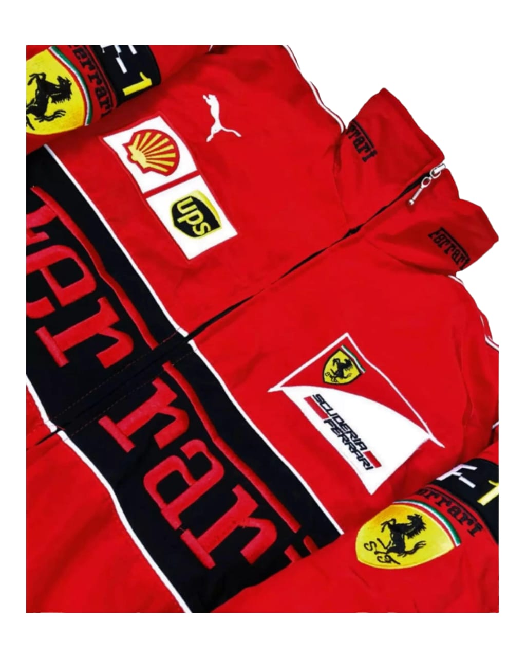 Vintage Ferrari Racing Stylish Winter F1 Jacket My Store