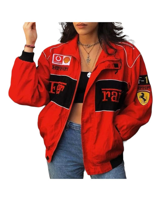 Vintage Ferrari Racing Stylish Winter F1 Jacket My Store