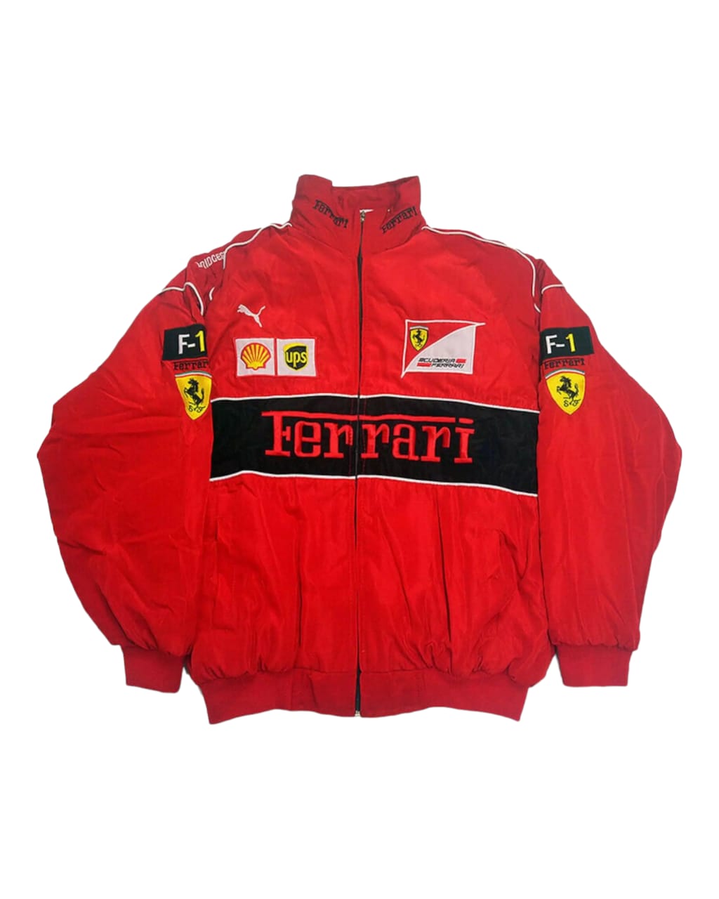 Vintage Ferrari Racing Stylish Winter F1 Jacket My Store