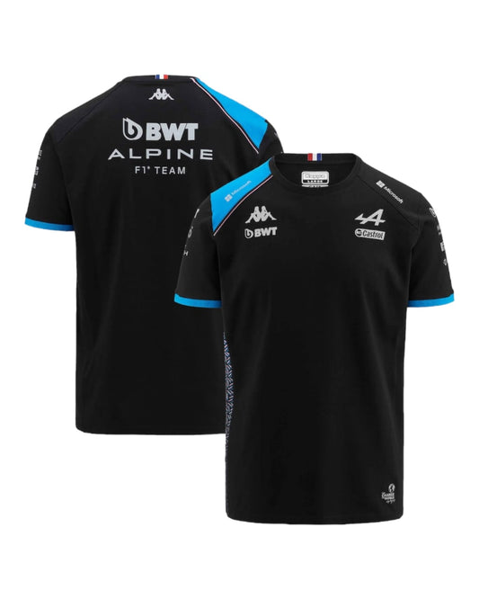 BWT Alpine F1 Team 2023 T-Shirt - Black F1 RACE GEARS