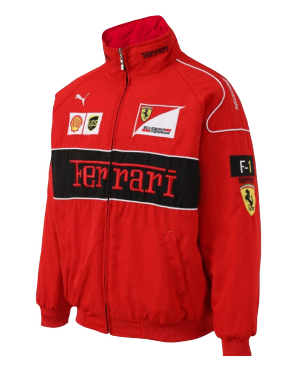 Ferrari F1 Vintage Red Jacket - F1 RACE GEARS