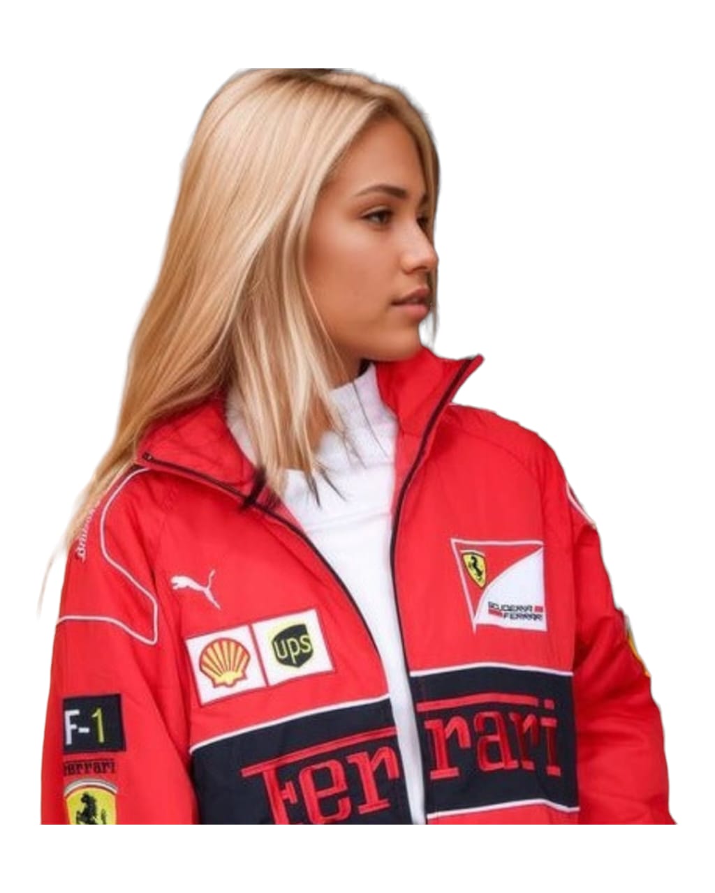 Ferrari F1 Vintage Red Jacket - F1 RACE GEARS