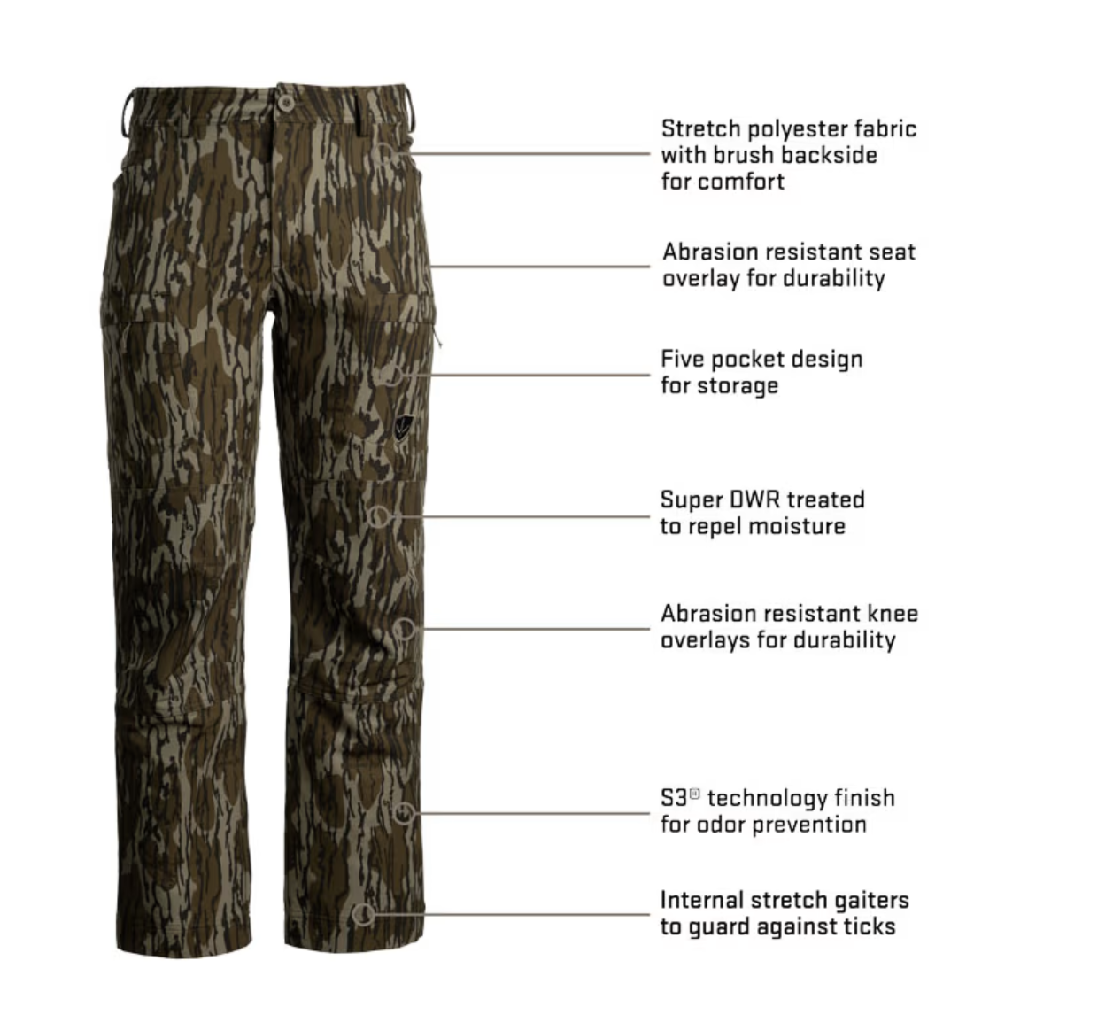 Finisher Turkey Hunting Pants for Men